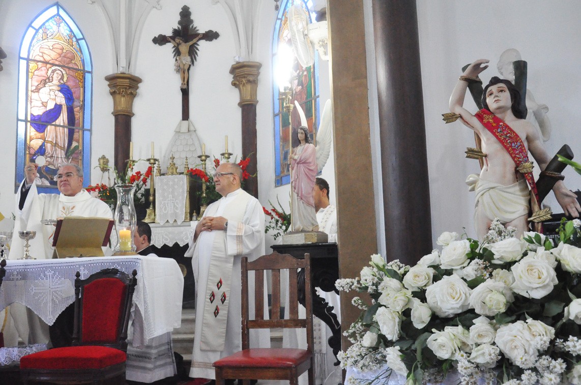Imagem peregrina de São Sebastião visita a Ilha de Paquetá