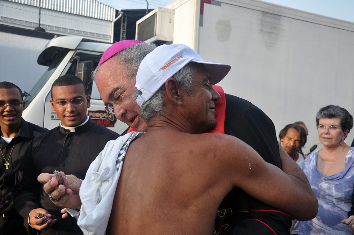 Imagem de São Sebastião leva a mensagem da esperança e da caridade