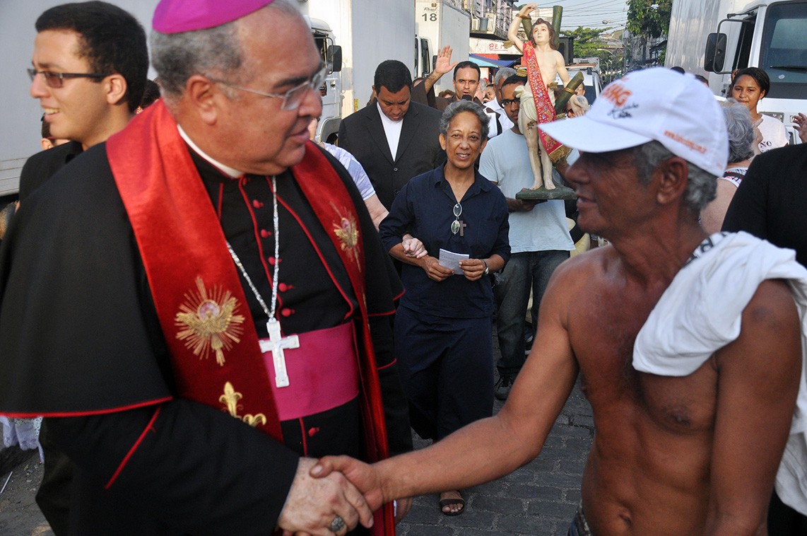 Imagem de São Sebastião leva a mensagem da esperança e da caridade
