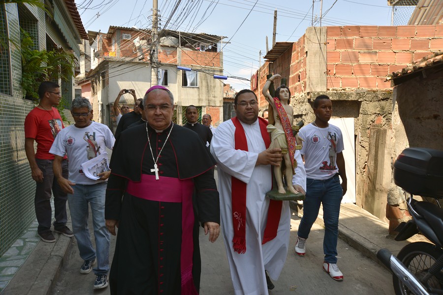 São Sebastião visita a Zona Norte do Rio